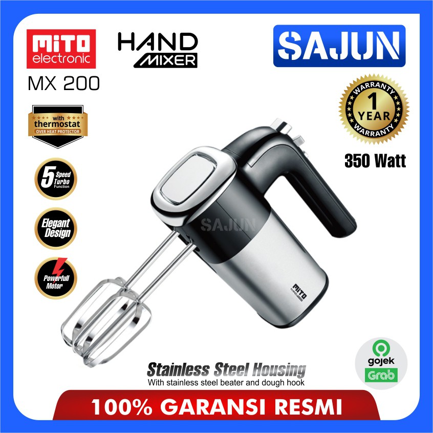 Mito Hand Mixer MX-200 Mixer Mito MX200