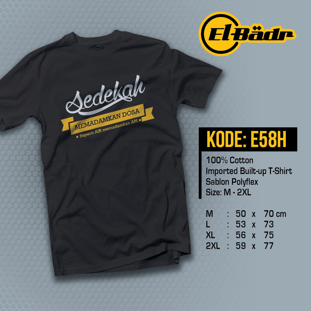 Kaos Dakwah Sedekah Kaos Dakwah Muslim Shopee Indonesia