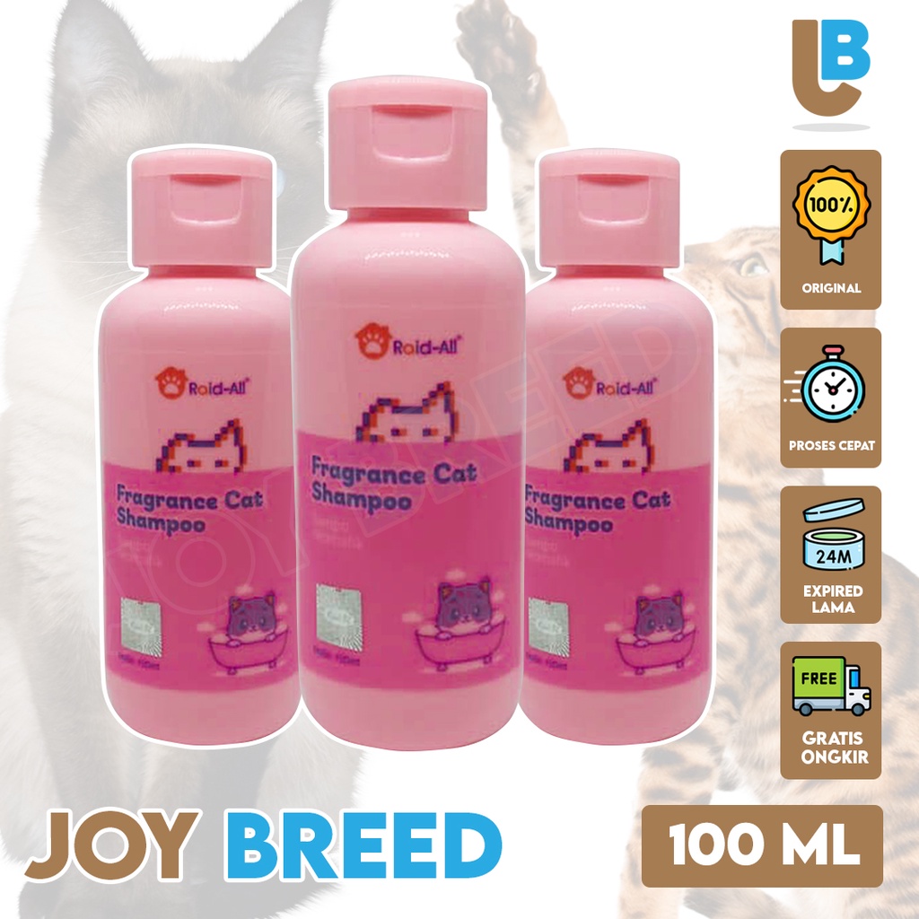 SHAMPOO KUCING RAID ALL FRAGRANCE 100ML SHAMPOO KUCING AROMATHERAPY MURAH | JOY BREED