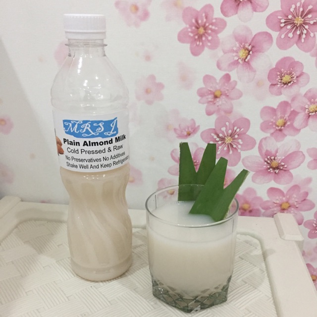 

Plain almond milk