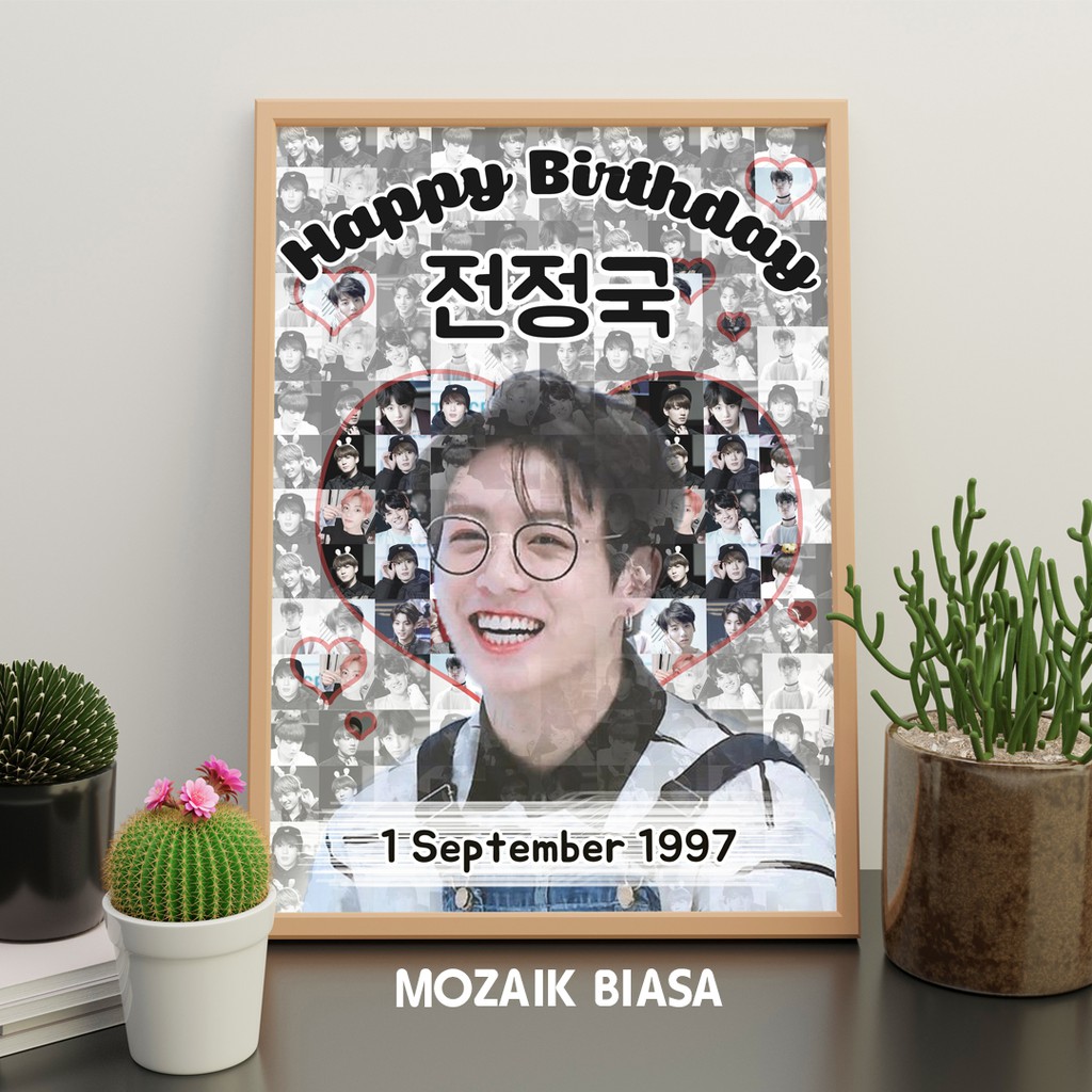 Mozaik Foto Desain/Kado Custom Untuk Wisuda,Ulang Tahun, Pernikahan, Anniversary,dll Edit Foto