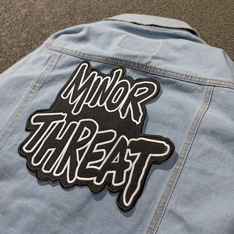 BACKPATCH BORDIR MINOR THREAT BIG SIZE PREMIUM