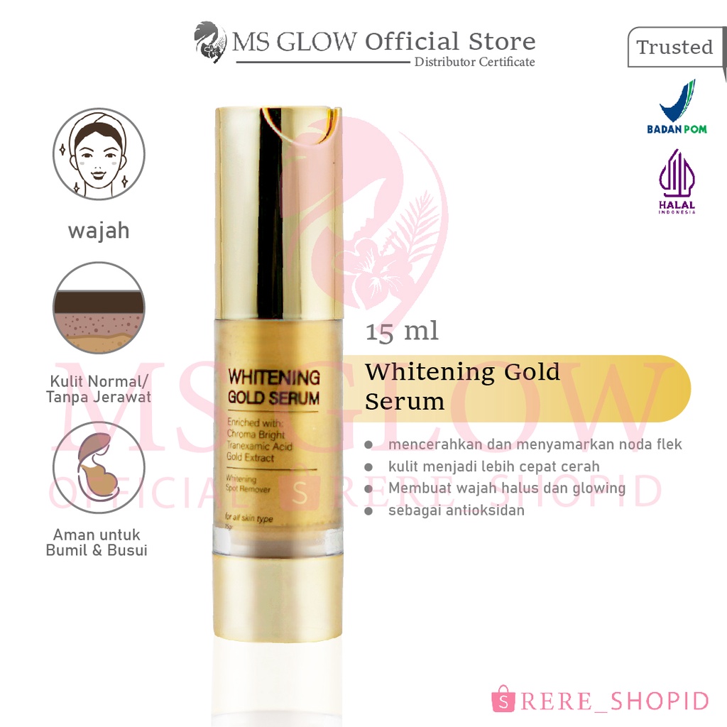 MS GLOW WHITENING GOLD SERUM