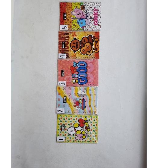 

58 ➤➳ LOOSE LEAF KARAKTER BTS DAN BT 21 - KERTAS ISI FILE A5 ➤ (Buruan Beli)