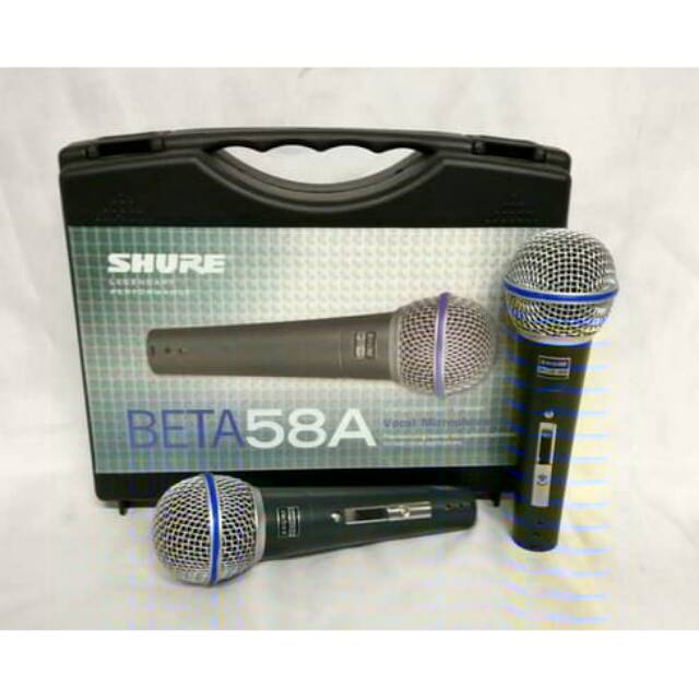 MIC KABEL SHURE BETA 58A ISI 2 MIC