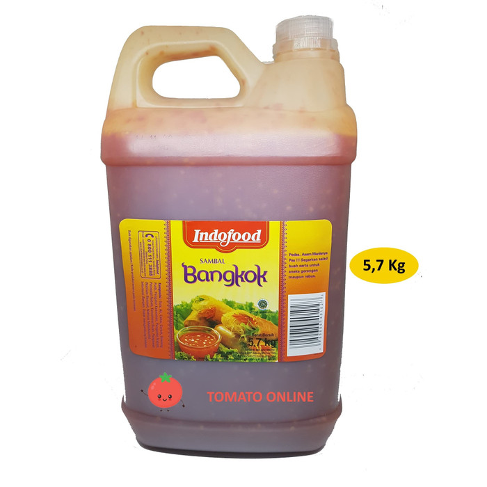 

Ready - Sambal Bangkok Indofood Jerigen Dirigen Galon 5.7 / 5,7 Kg 5.7Kg 5,7Kg