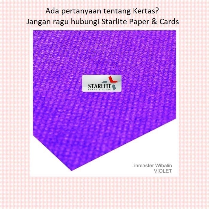 Kertas Covering Paper LINMASTER VIOLET