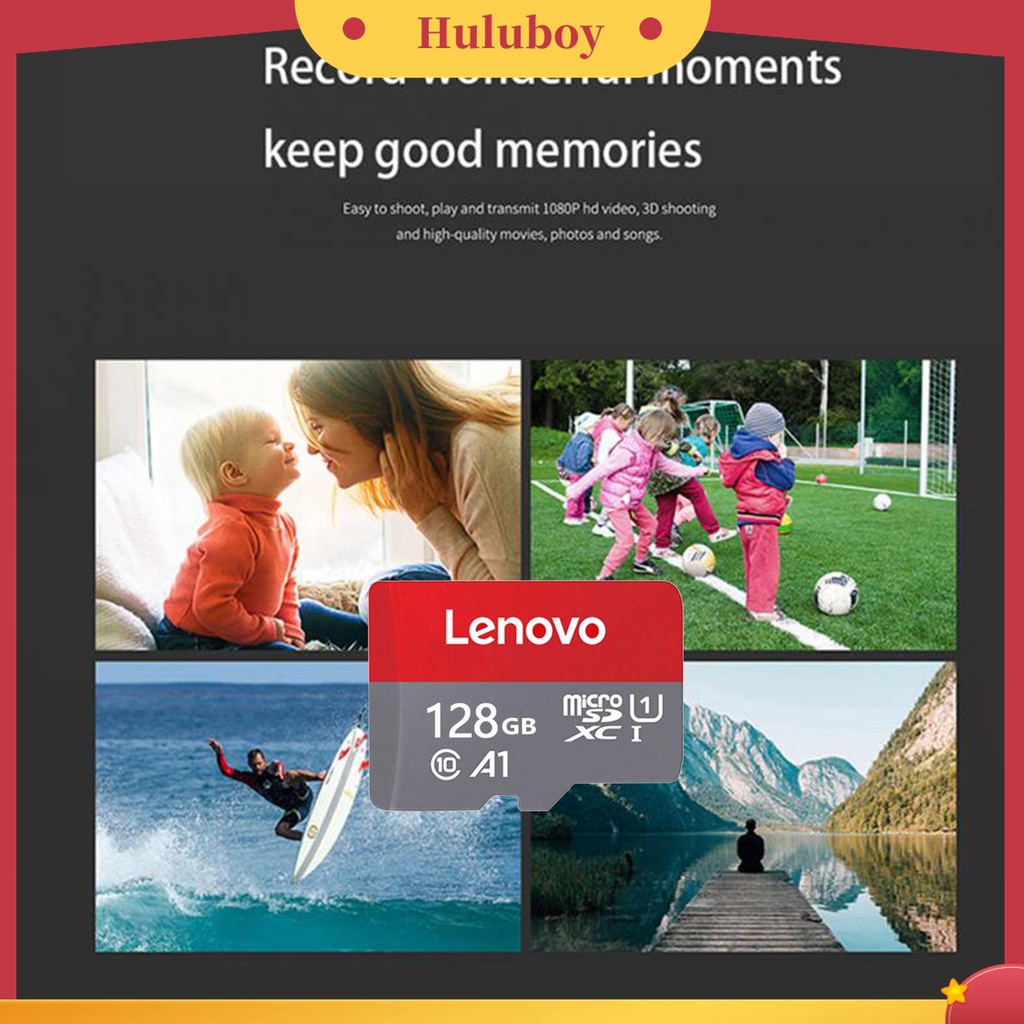 (Huluboy) Kartu Memori TF Card High Speed Anti Air Untuk Lenovo U1 C10 16 / 32 / 64 / 128 / 256 / 512GB / 1TB