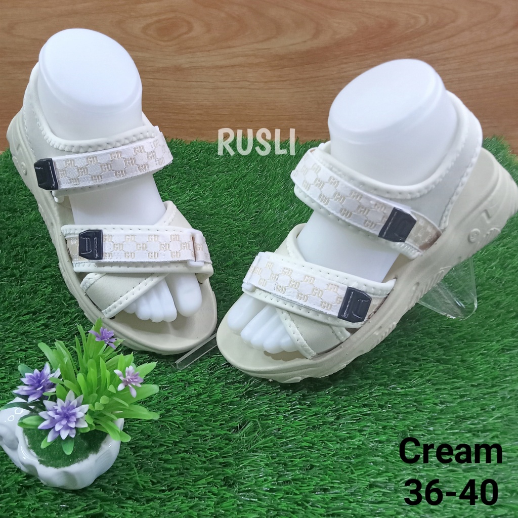 (COD) Sandal Gunung Jelly Import Sol Tebal Lembut Balance  6625/1216