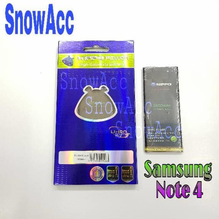 Hippo Baterai Samsung Galaxy Note 4 3850Mah