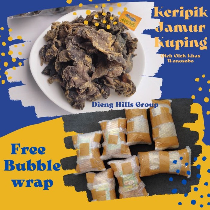 

KERIPIK JAMUR KUPING OLEH OLEH KHAS WONOSOBO