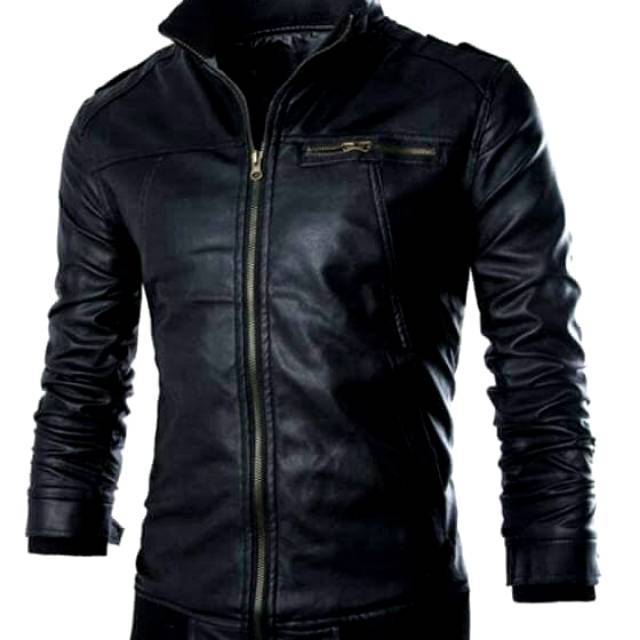 Jaket kulit pria casual model LACOSTE | Jaket terbaru | Jaket kekinian | Jaket Trandy