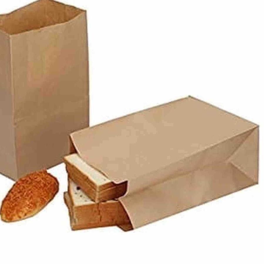 

♧ PAPER BAG SIZE M - MEDIUM - KANTONG KERTAS ROTI - SNACK - FRIED CHICKEN - WARNA BROWN ➷