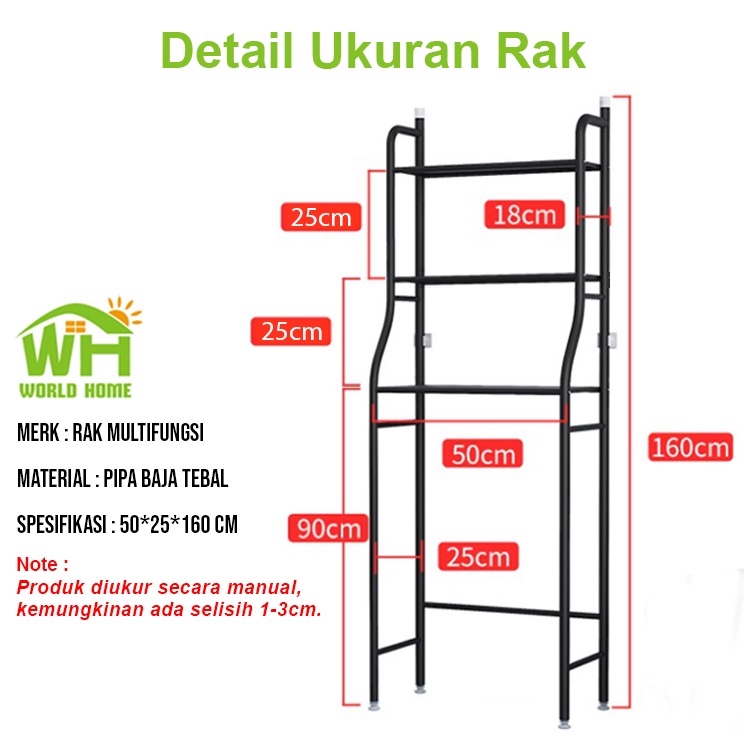 Rak Toilet WC Organizer Minimalis Rak Kamar Mandi Serbaguna Rak Sabun GOSHOP88