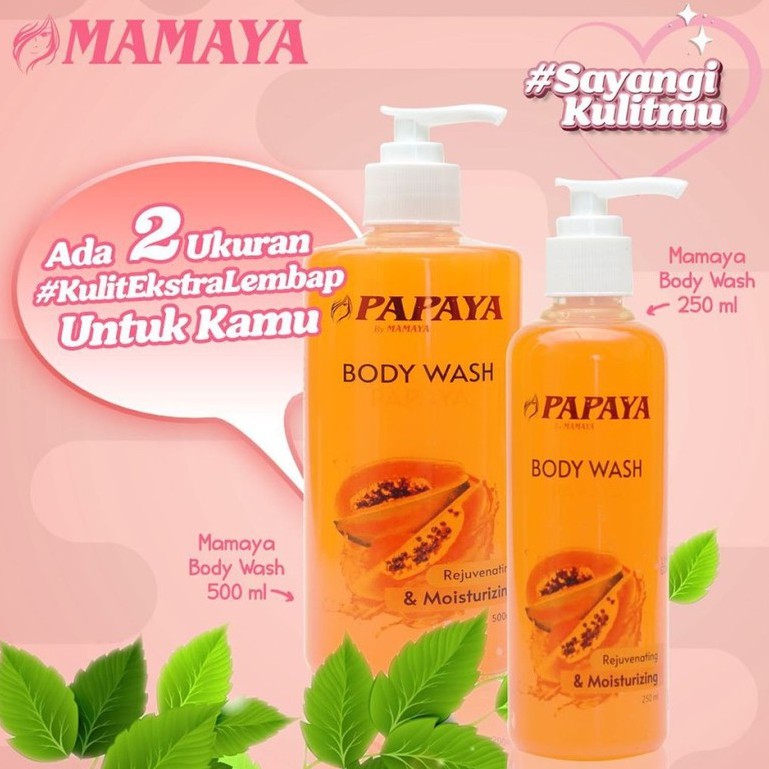 ❄️MATCHA❄️ MAMAYA BODY CARE SERIES - LOTION BODY WASH WHITENING BPOM ORIGINAL