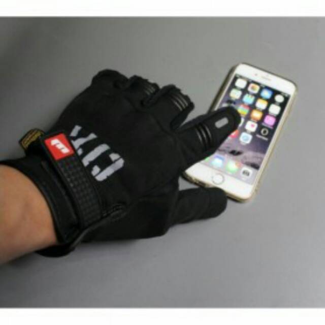 Sarung Tangan Full Finger Motor - Size L - Black