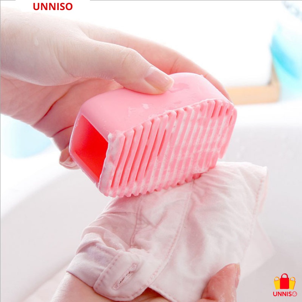 UNNISO - Sikat Cuci Pakaian Silicone Mini Portabel