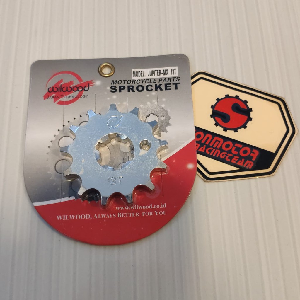 Gir Gear Depan / Front Sproket Yamaha Jupiter MX / Sniper MX 428-13T Wilwood-4