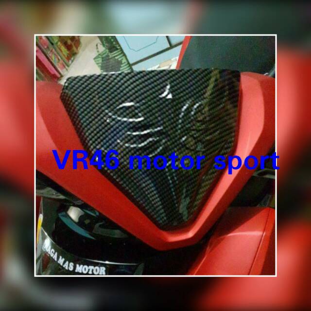 Batok / Visor all new Vario 125 150 2018 2019 carbon karbon