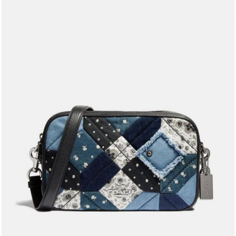 Tas Coach Jes Crossbody Denim Patchwork Original