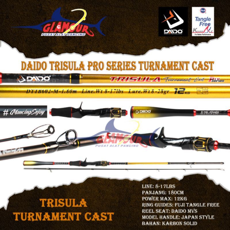 daido trisula tournament cast pro series