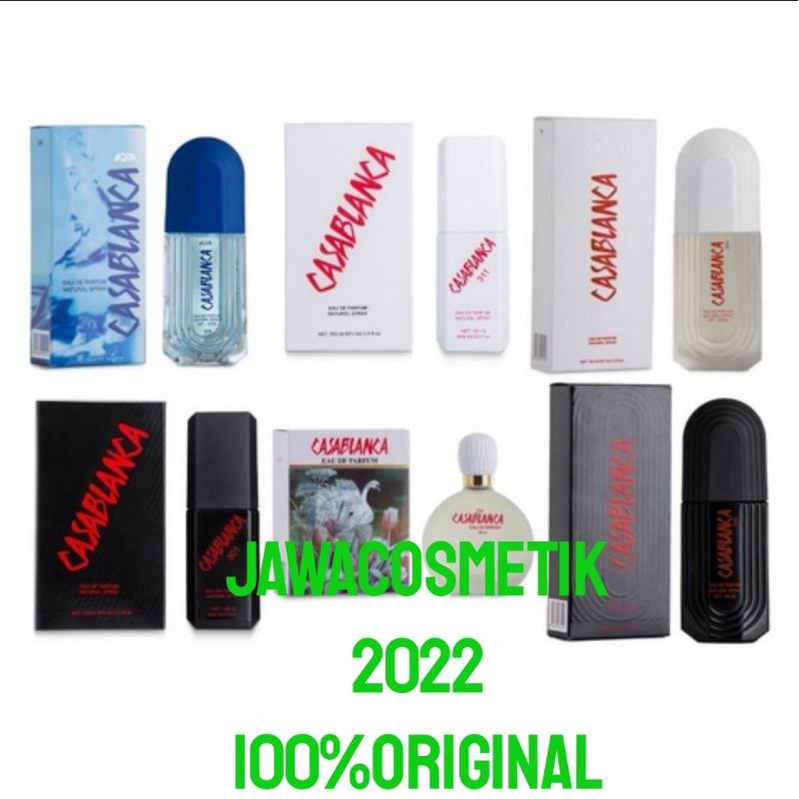 CASABLANCA EDT PARFUM BOTOL KACA 100% ORIGINAL