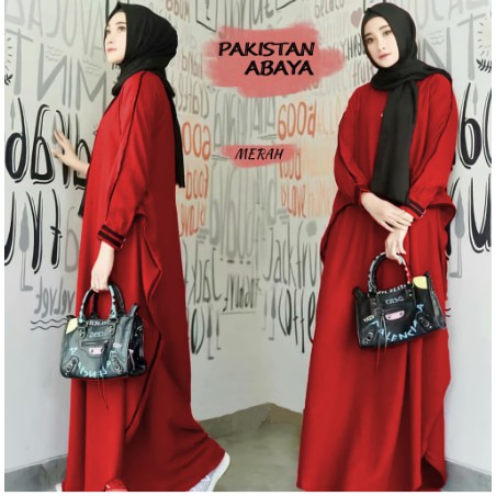 TERUPDATE | Gamis Jumbo LD 122-139 PAKISTAN-ABAYA Big Size XXXL gamis-Polos