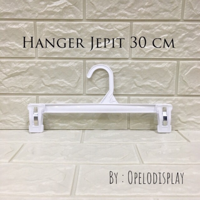 ( 10 PCS ) HANGER JEPIT DEWASA 30 CM / JEPIT CELANA 30 CM