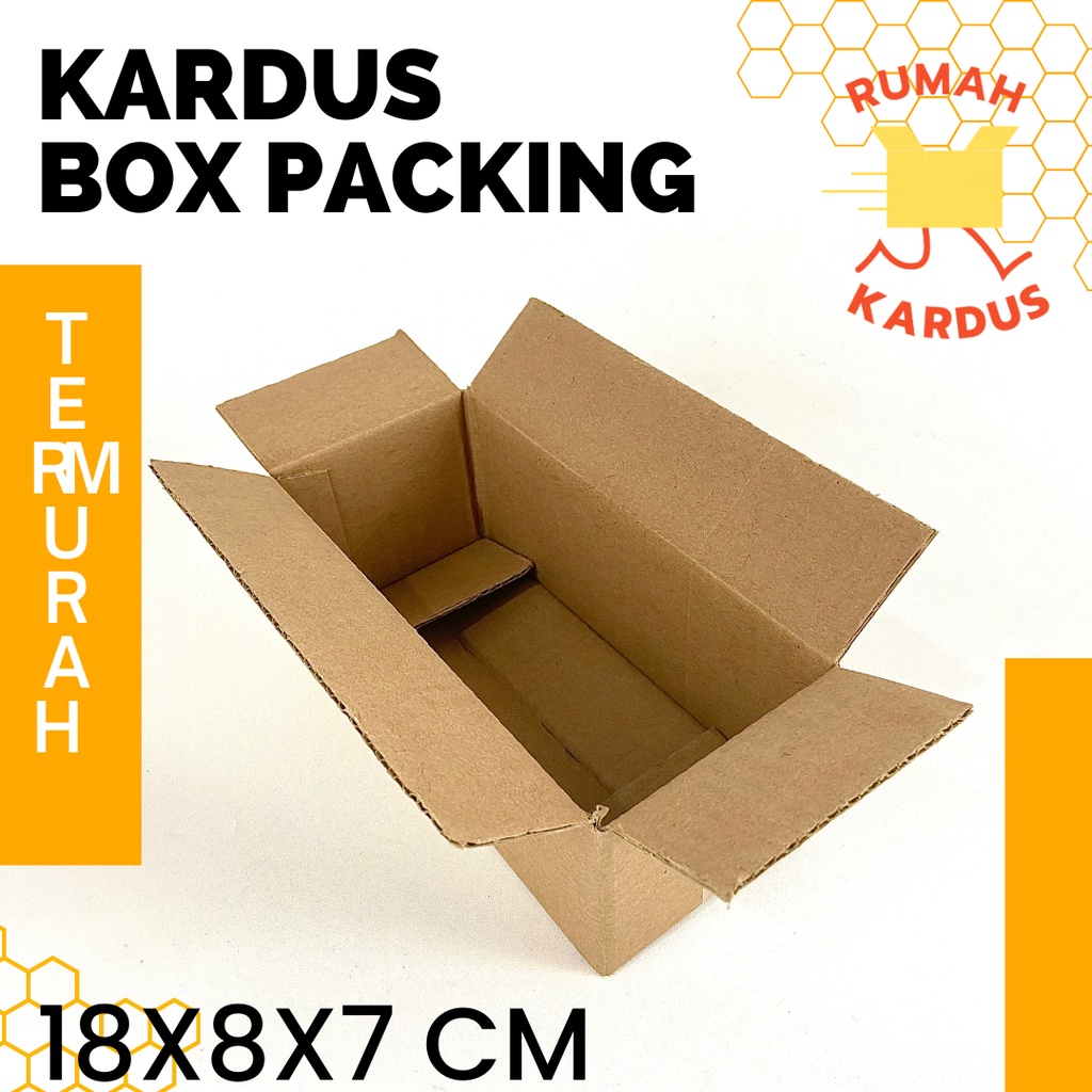 

Kardus Packing Box Dus 18X8X7 TERLARIS POLOS