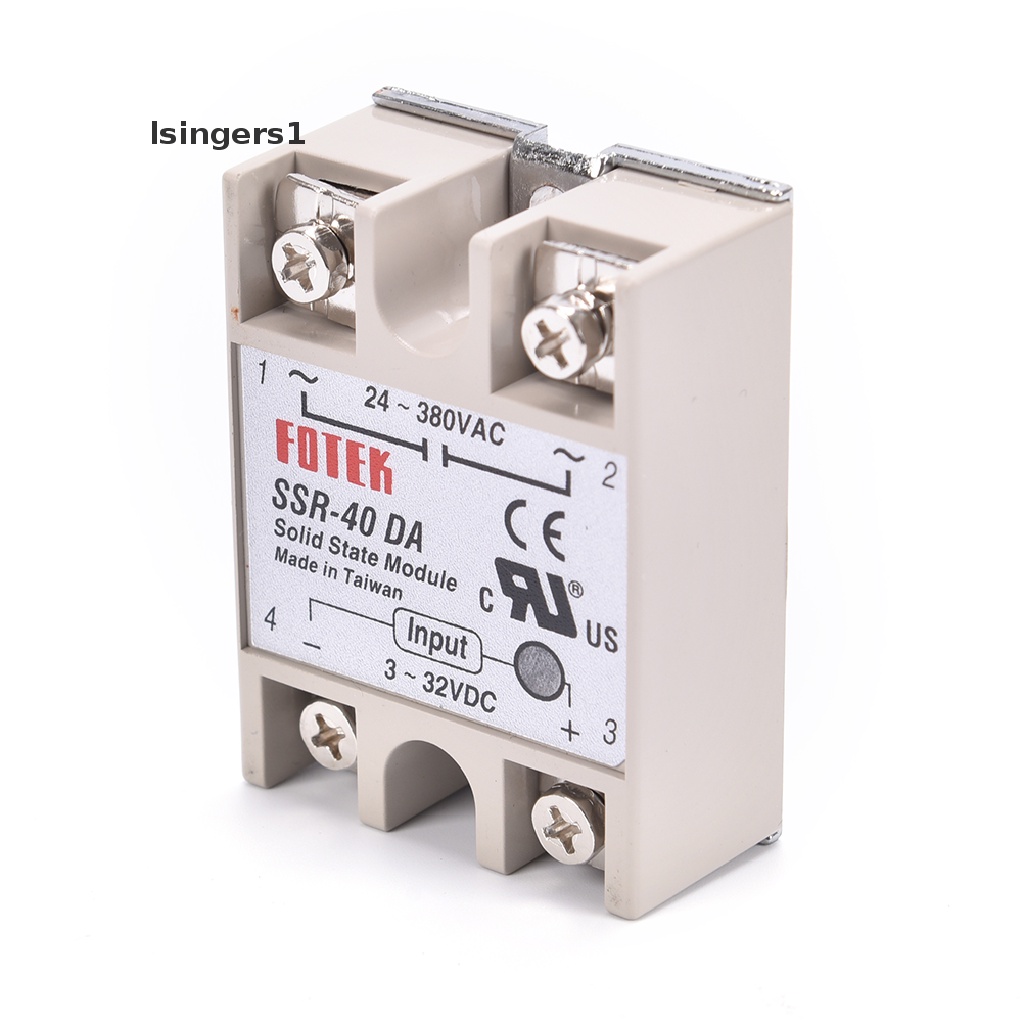 (lsingers1) Ssr 40A Relay Solid State 40A DC control AC