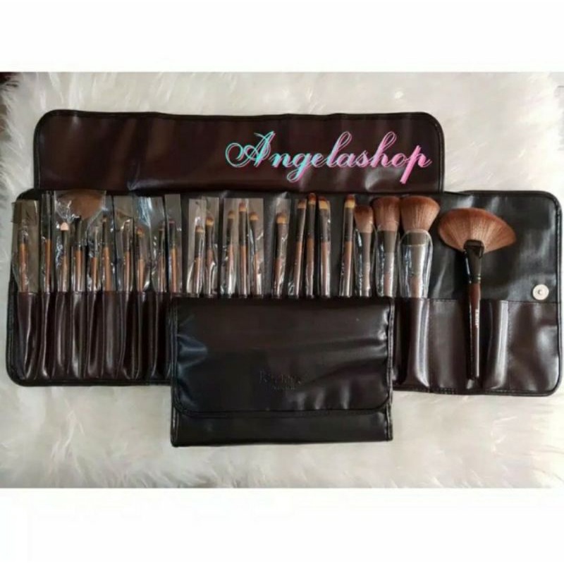 KUAS MAKE UP SET ISI 24 DOMPET/Makeup Brush 24 Set - Kuas Make up