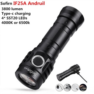 Sofirn If25A Senter Super Terang 3800 Lumen Usb