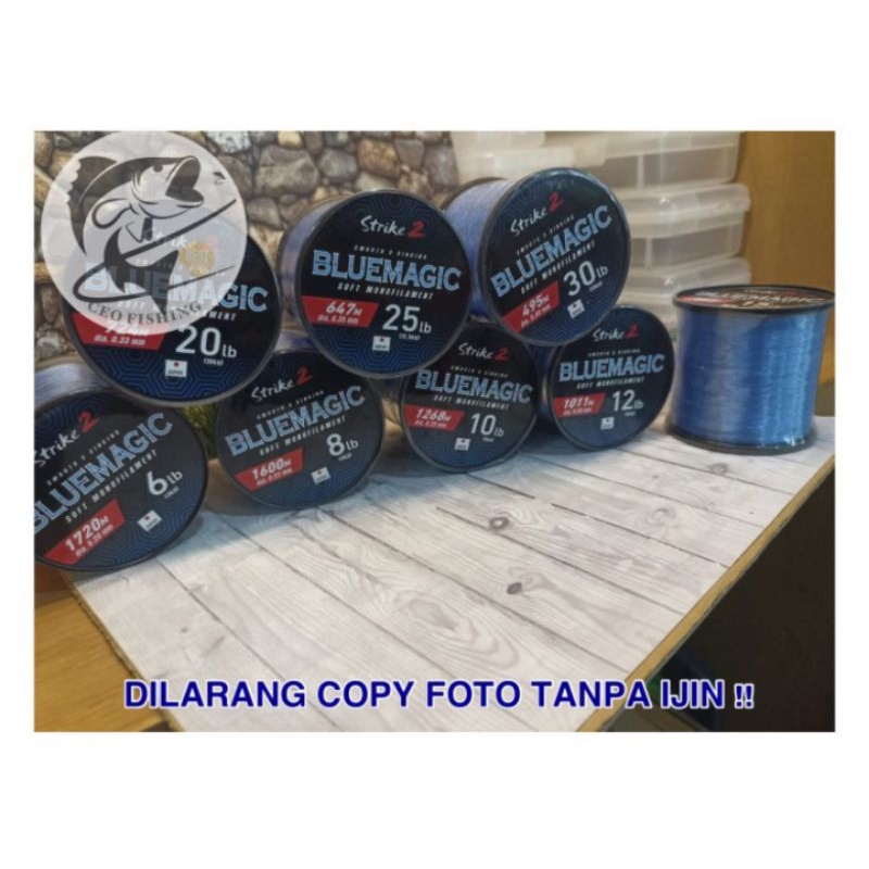 Senar STRIKE 2 BLUE MAGIC 1/8  6 LB - 40 LB | Senar Nilon
