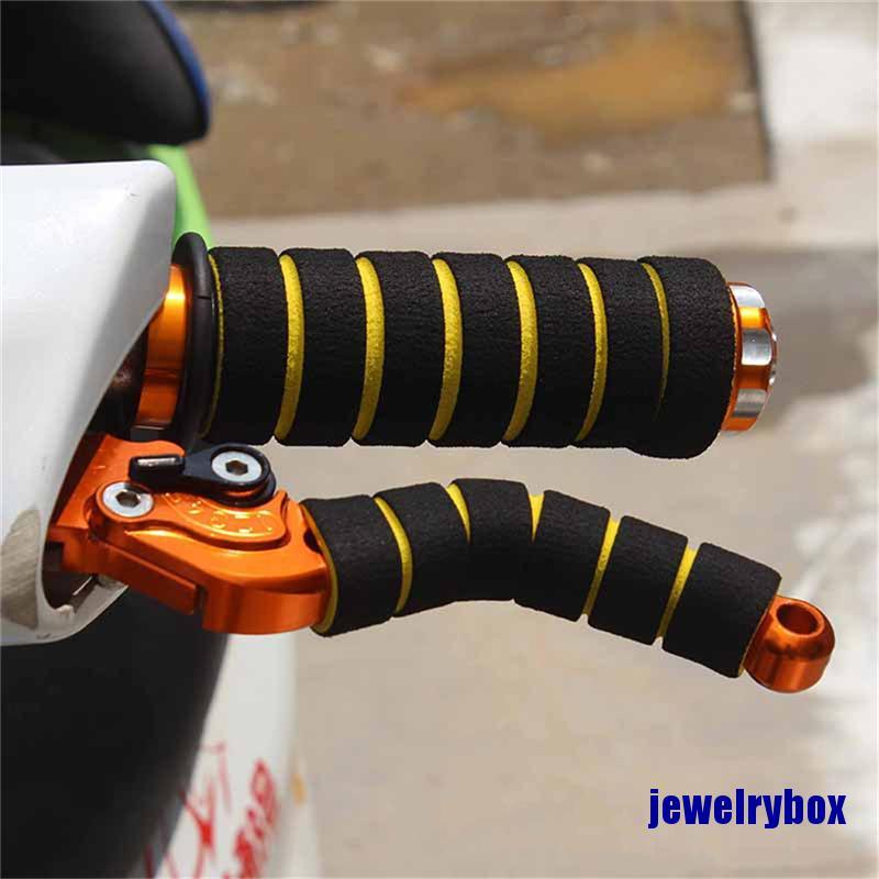 (Jewelrybox) 2 Pasang Cover Tuas Rem / Kopling Sepeda Bahan Spons Lembut