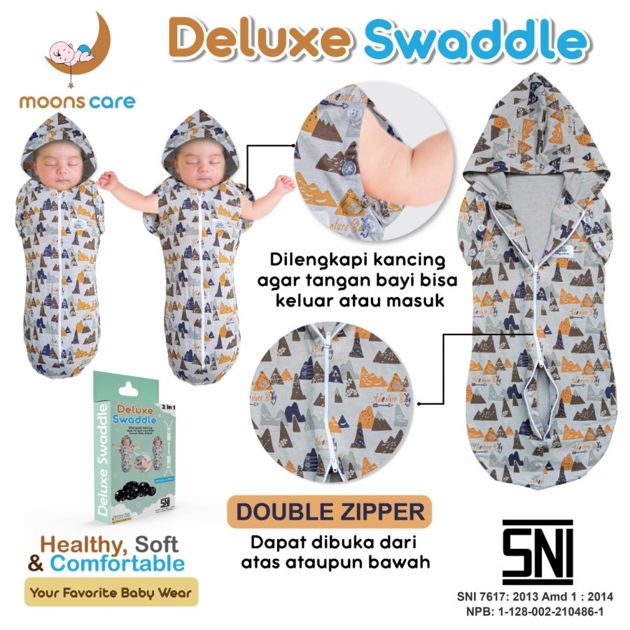 DITA Bedong Instan - Bedong Tangan Bayi - Deluxe Swaddle Baby