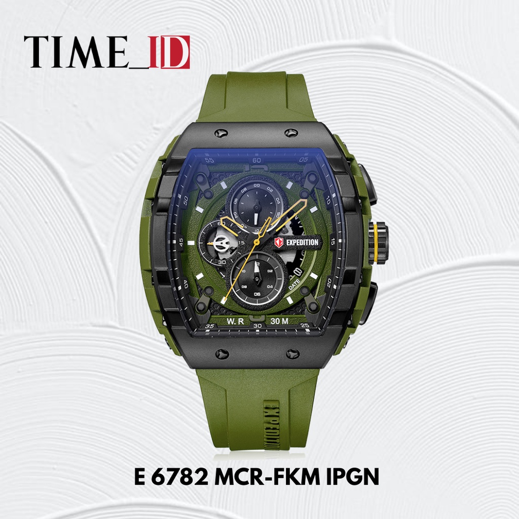 Jam Tangan Expedition E 6782 MCR Black Green