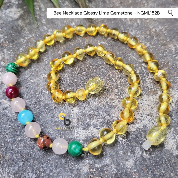 Kalung Amber Bayi &amp; Anak by AMBERBEE Premium Gemstone NGMG152