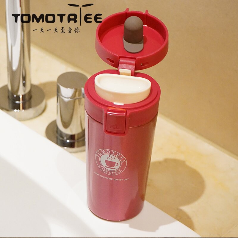 (400GR) SHENAR  TRAVEL MUG  / MUG COFFEE / TERMOS KOPI  TAHAN AIR PANAS &amp; ES VACUUM COFFEE CUP STAINLESS STEEL 380 ML