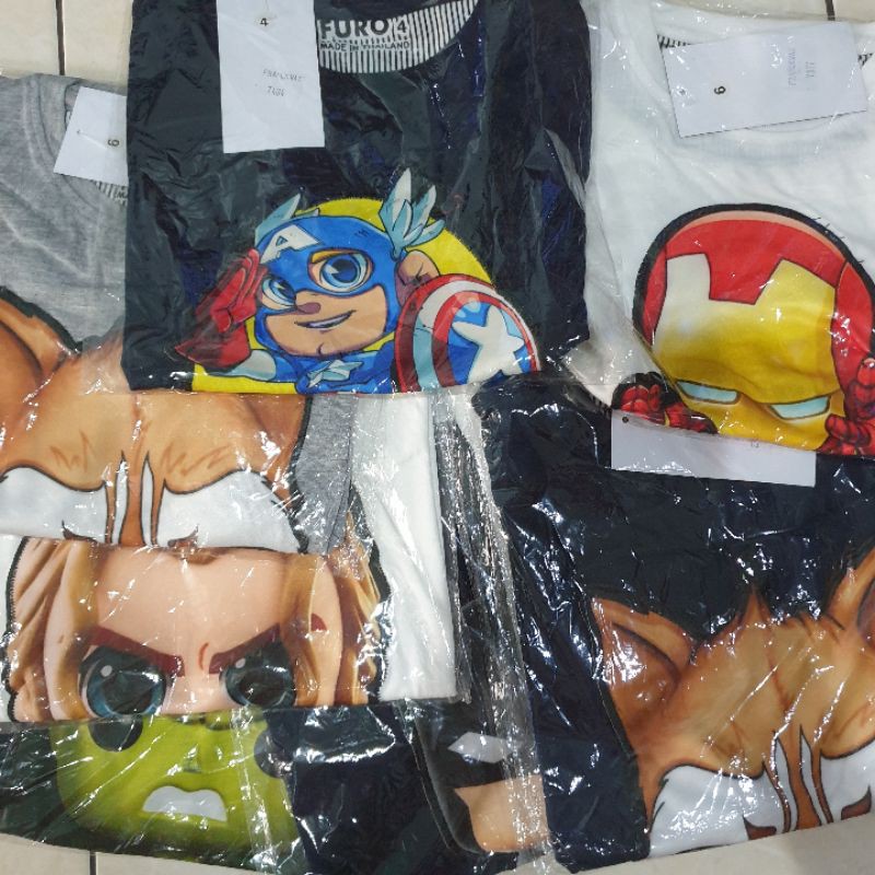 Furo LED Kaos Anak Laki Defect Sale