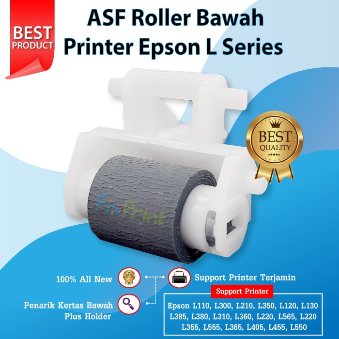 Karet Roller ASF Bawah Printer Epson L110 L120 L121 L210 L220 L300 L310 L350 L355 L360 L365 L380 L385 L405 L485 L550 L555 L565