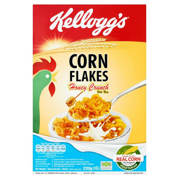 

KELLOGS CORN FLAKES HONEY CRUNCH 400GR