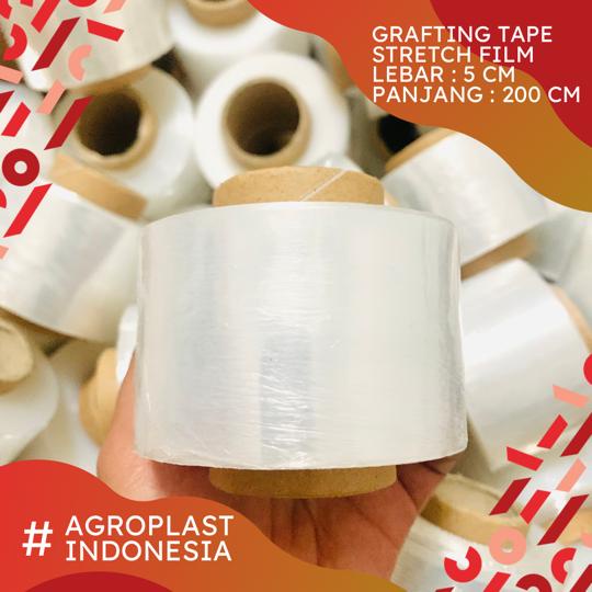Grafting Tape Plastik Okulasi Parafilm M Sambung Pucuk Enten Wrap 5 cm x 200 m (Stretch Film)