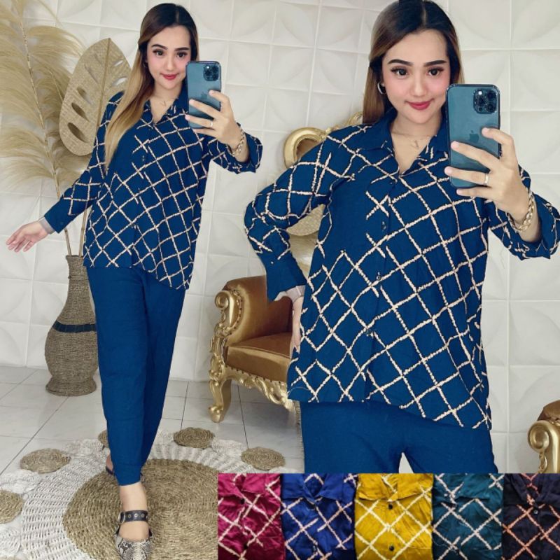 Setelan Baju Batik Wanita