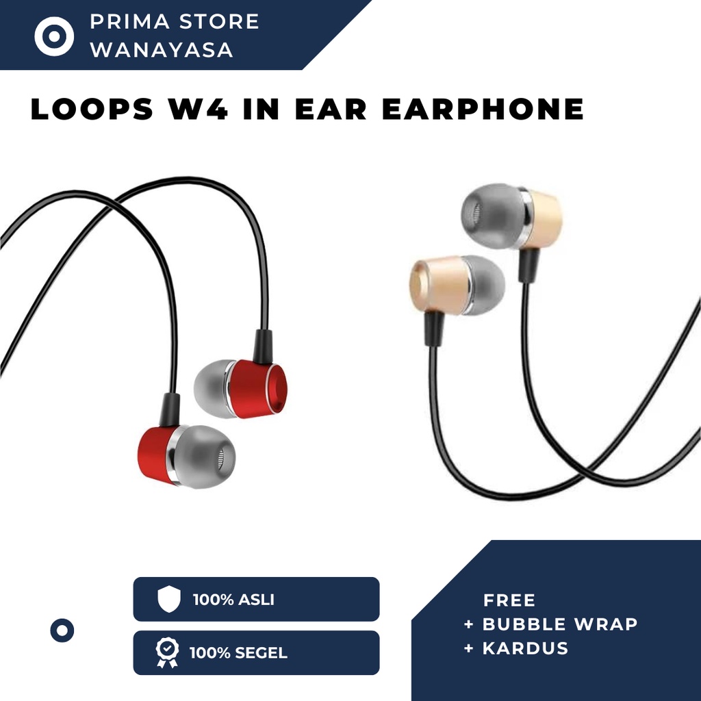 Loops W4 In Ear Earphone