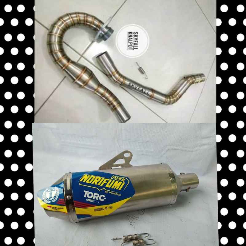Knalpot KLX Norifumi TORC  KLX crf dll
