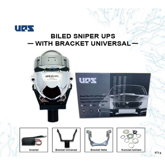 {duniastore} Projector Biled UPS MAX Sniper - Projie Biled UPS Limited