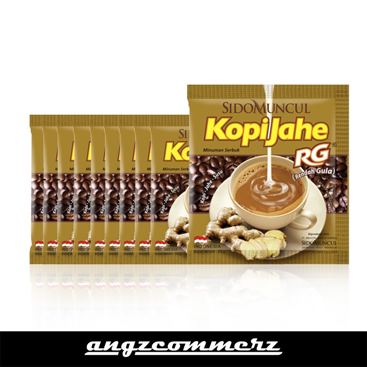 

SIDOMUNCUL Kopi Jahe Rendah Gula 10 Sachet Untuk Membantu Menghangatkan Badan