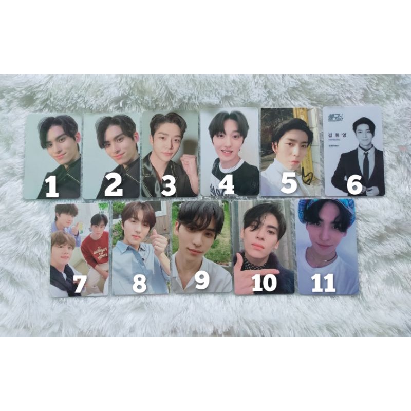 SF9 OFFICIAL PHOTOCARD KIHNO TURN OVER YOO TAEYANG ROWOON APPMUS COMMA MMT 2 CHANI SANGSA HWIYOUNG