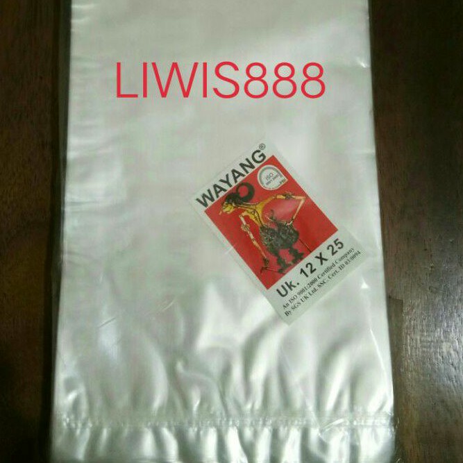Plastik PP Bening Wayang 12 X 25 CM