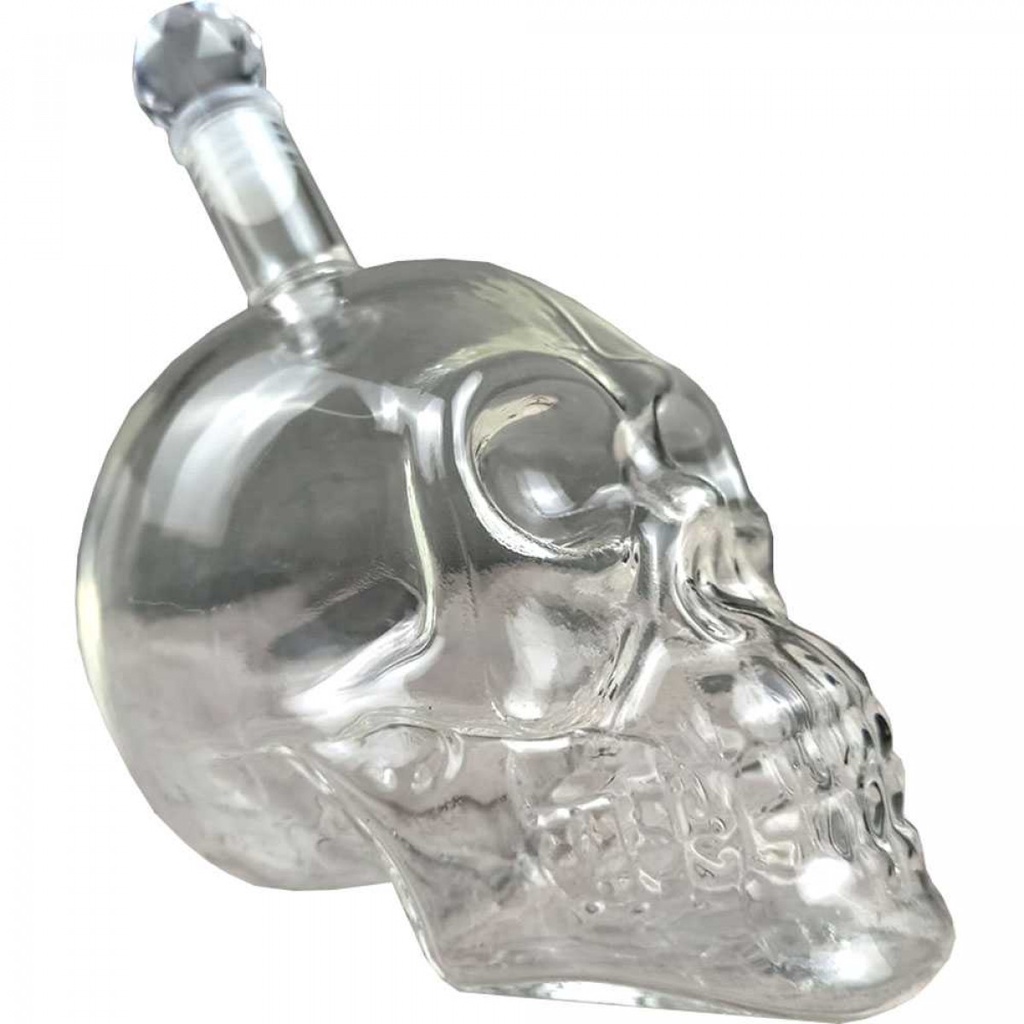 Botol Kaca Tengkorak Crystal Skull Vodka Bottle 750ml - BKT750